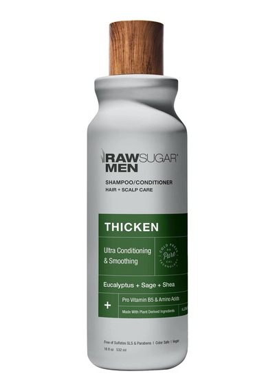 Raw Sugar Men Thicken Şampuan ve Saç Kremi 532 ML