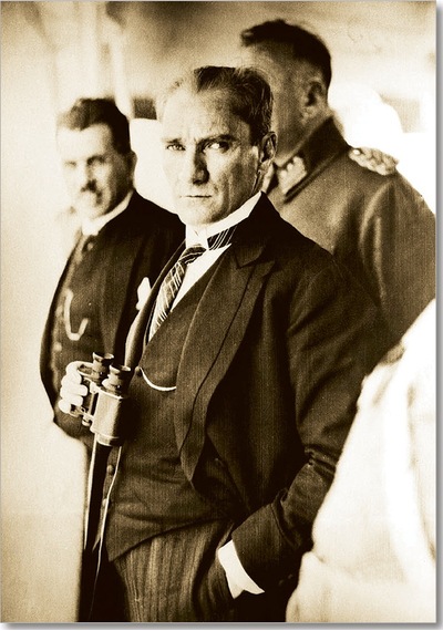 Cakasepetim Atatürk Cumhuriyet İn 10. Yılı Ahşap Mdf Tablo