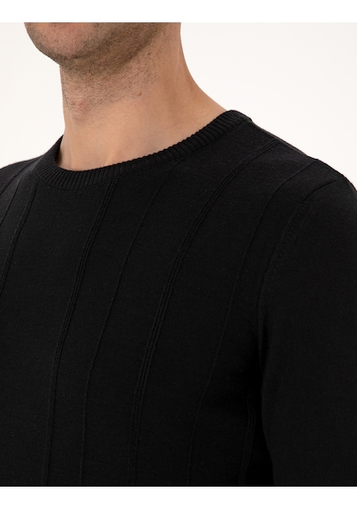 Pierre Cardin Erkek Siyah Kazak /triko 50315584-vr046 Siyah
