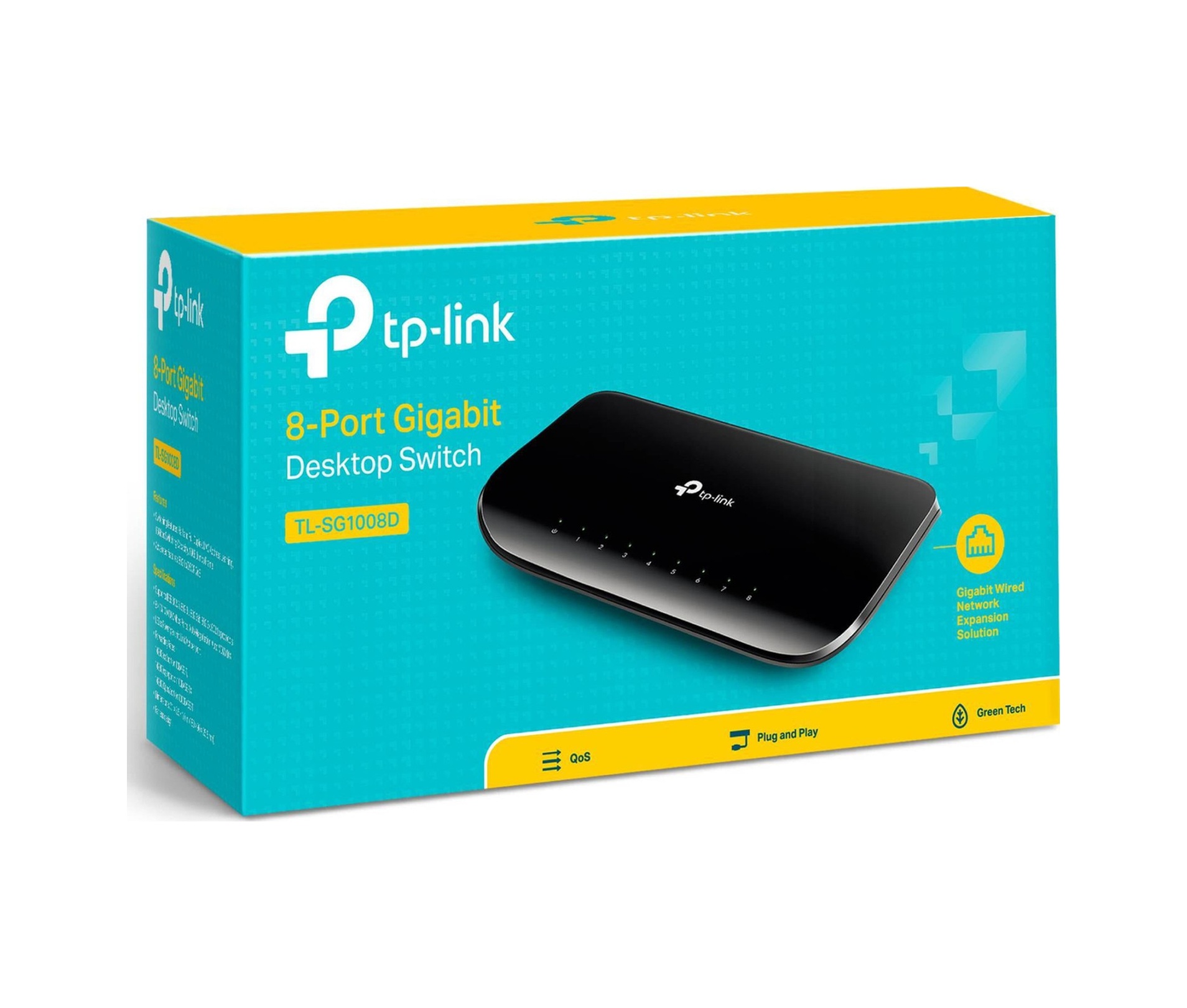 Tp Link Tl Sg1008D 8 Port 10/100/1000Mbps Tak Ve Kullan % 80 Ener