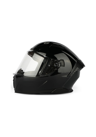 Caspiano Homer Full-face Led Işıklı Glossy Black Motosiklet Kaskı Ece-r 22.06 Sertifikalı Siyah