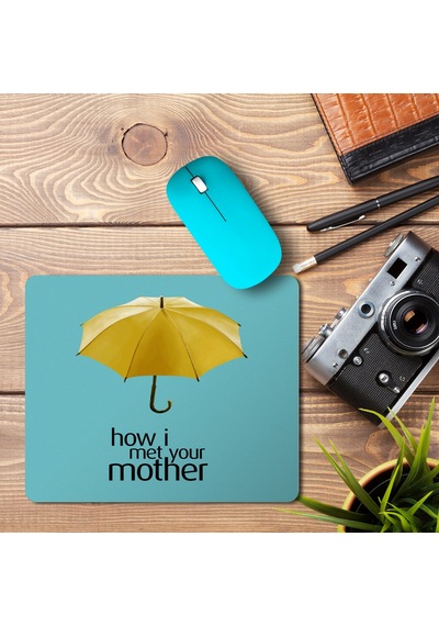 How I Met Your Mother Yellow Umbrella 2 3 Baskılı Mousepad Mouse Pad