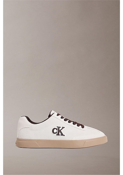 Calvin Klein Low Prof Cupsole Su Erkek Sneaker-14963 Beyaz