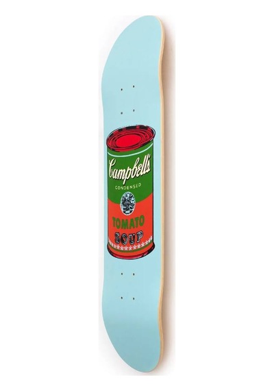 The Skateroom Pop Art Andy Warhol Campbells Soup Red Kaykay Tablo