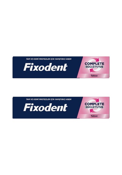 Fixodent Complete Diş Protez Yapıştırıcı Krem Aroması 2 x 47 G