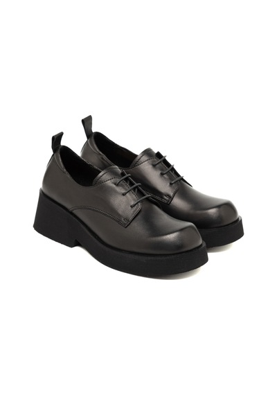 Nero Black Sneaker Günlük Kadın 25k12022 Vergelio Skin Nero Bej
