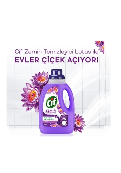 Cif Zemin Temizleyici Lotus 1500 Ml Tekli