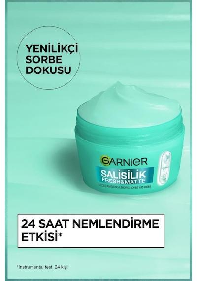 Salisilik Fresh & Matte Sivilce İzi Karşıtı Nemlendirici Sorbe Yüz Kremi 85 Ml, Vegan & Cruelty Free 3600542663342-11187