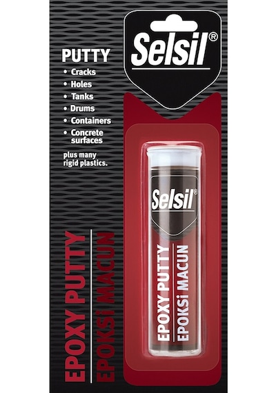 Selsil Epoxy Putty - Epoksi Macun Isıya Dayanıklı Yapıştırcı 57gr