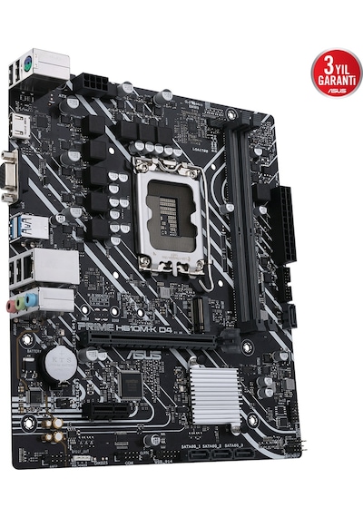 Asus Prıme H610m-k D4 Argb Ddr4 3200mhz Matx