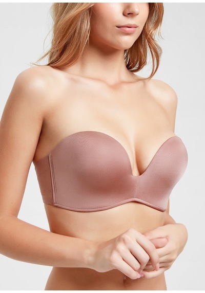 Suwen Hand Up Straplez Sütyen Sw8425100 Vizon