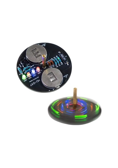 Dc 6v Led Dönen Gyro Yanıp Sönen Işıklar Hobi Devresi Dıy Lehimleme Kiti - Demonte Montesiz