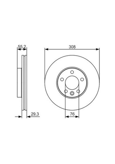 Volkswagen Transporter T5 1.9tdı 2003-2009 Bosch Ön Disk Netparbd1880 2 Adet