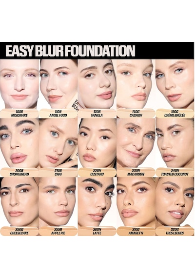 Huda Beauty Easy Blur Natural Airbrush Foundation 120b Vanilla - Fondöten 30 Ml Diğer