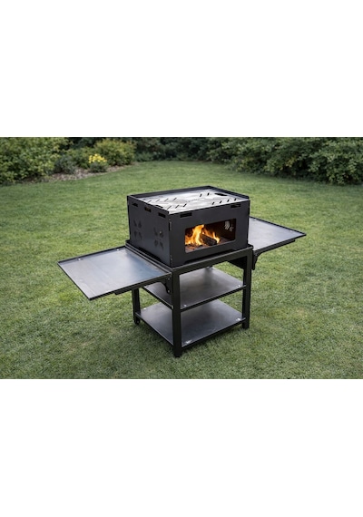 Tezgâhlı Fırınlı Barbekü Siyah