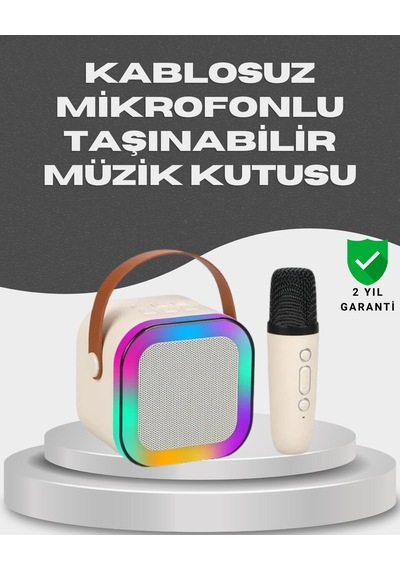Northcity Kablosuz Karaoke Mikrofon Hoparlör Seti - 10-20w Güçlü Ses Ve Bluetooth