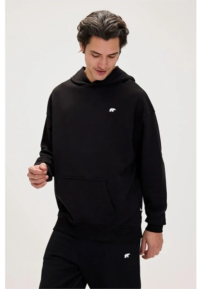 Bad Bear Drake Hoodie Os Siyah Sweatshirt 001
