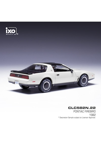 1:43 Ölçek Ixo 1982 Pontiac Firebird Diecast Metal Minyatür Model Araba 10cm