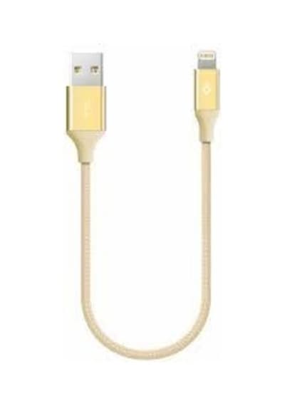 Ttec AlumiCable Mini Apple iPhone Uyumlu 30cm Şarj ve Data Kablosu Altın