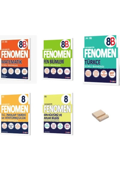 Lgs 8. Sınıf B Serisi Matematik Fen Türkçe İnkılap Ve Soru Bankaları 5 Kitap