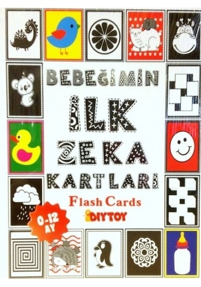 0-12 Ay Bebekler için Ilk Zeka Kartları Zeka Geliştirici Kartlar