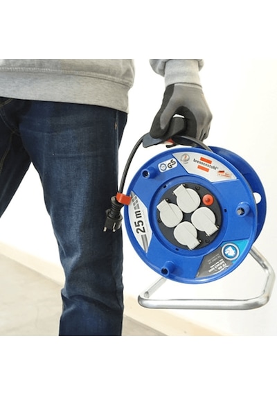 Brennenstuhl Garant Export Serisi Ip20 Lisanslı 4 Soketli 25 Metre Makaralı Kablo