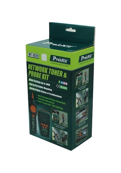 Proskit Mt-7028 Network Kablo Test Cihazı & Prob Kit