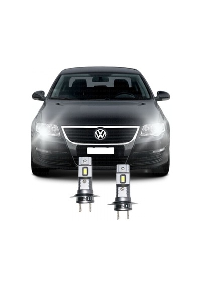 Megamarket06 Vw Passat B6 Led H7 Kısa Far Ampulü Mini Led 2'li Set