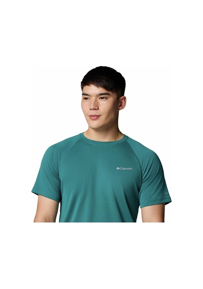 Columbia Alpine Chill Pro Erkek Kısa Kollu Tişört-7859 Koyu Turkuaz