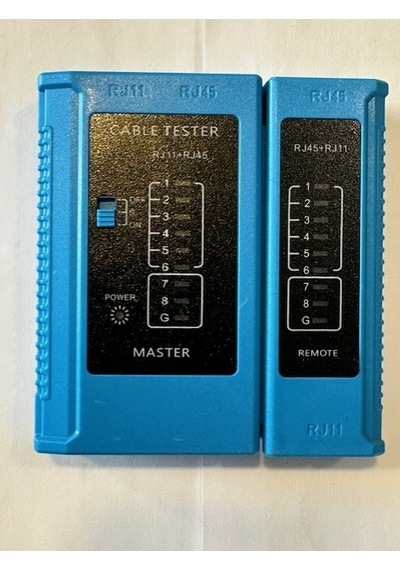 Ethernet Kablosu Test Cihazı Cat6 Kablo Test Cihazı Rj11 Rj45 Tester