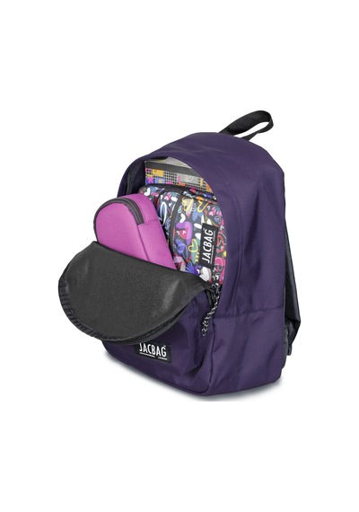 Jacbag Classic Junior -tek Bölmeli Sırt Çantası-mor Renk:mor