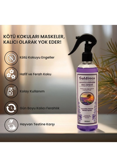 Saldives Lavanta Esintisi Oda Spreyi 350 Ml Fragrance