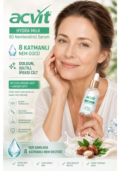 Hydra Milk 8d Nemlendirici Serum 30 Ml