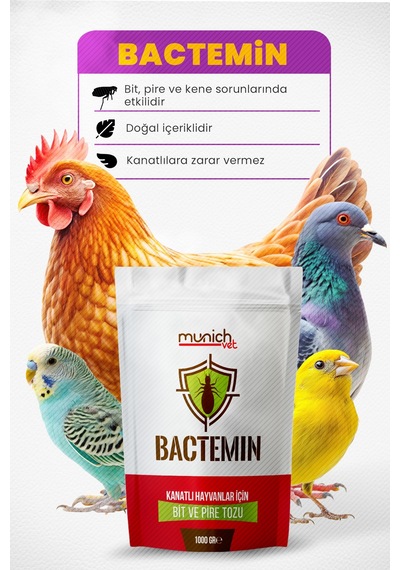 Bactemin Kanatlı Hayvan Bit Pire Tozu 1 Kilo