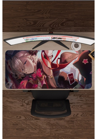 Lyney Genshin Impact Anime Gacha V4 - 90x40 Xxl Gaming Mouse Pad Fare Altlığı