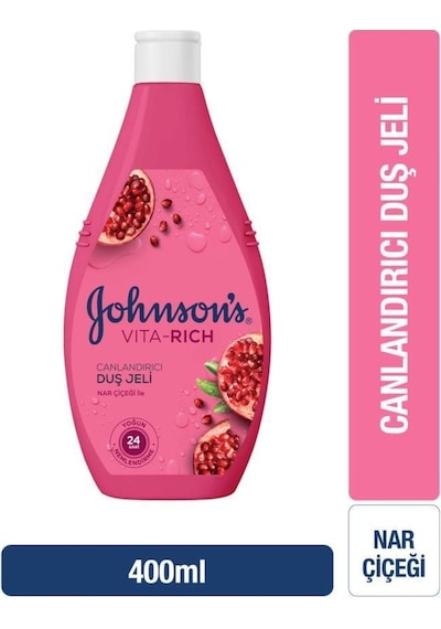 Johnson's Vita-rich Nar Çiçeği Canlandırıcı Duş Jeli 400 ML