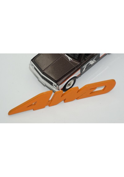 Dk Tuning Arazi Off Road 4wd Turuncu Abs Yazı Logo Amblem Bagaj Arma