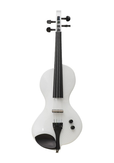 Kinglos Cwds-w1311 White Carbon Fiber 4/4 Elektro Keman