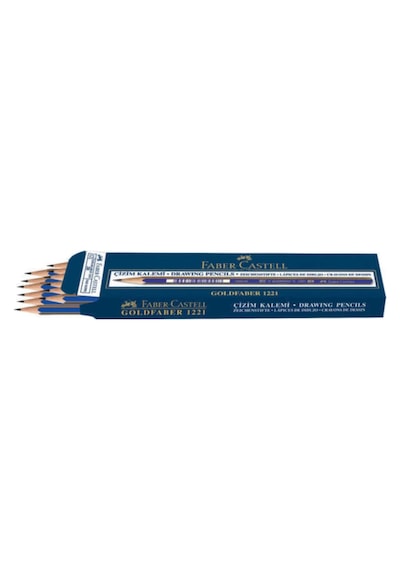 Goldfaber 12 Li 2b Dereceli Kurşun Kalem Siyah
