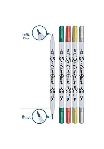 Online Calli.brush Kalem Set 5 Pcs. Metallic