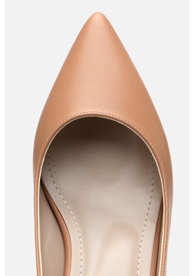 Yaya By Hotiç Yaya Kadın Bej Kısa Topuklu Stiletto Bej