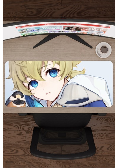 Mika Genshin Impact Anime Oyuncu V4 - 70x30 Xl Gaming Mouse Pad Fare Altlığı