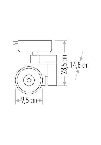 Cata 30W Ray Spot Siyah Kasa 3200K Günışığı Işık Castor CT-5334