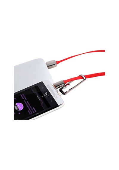 Remax Ikili Yassı 1 Metre Micro Usb Apple Uyumlu iPhone Lightning Şarj Data Kablosu