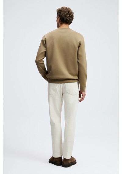 Lufian Rowan Erkek Sweatshirt Kum Kum 112030195100580 Kum Rengi