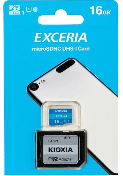 Kioxia 16 GB Exceria Microsdhc Uhs-1 C10 100MB-Sn Hafıza Kartı