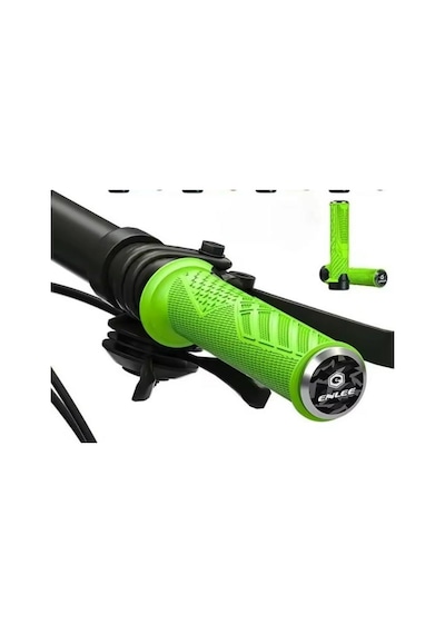 Enlee Mtb Bmx Elcik Silikon Bisiklet Elcik Kaymaz Yapı 140 Mm Bisiklet Elciği Kolay Kavrama Yeşil Yeşil