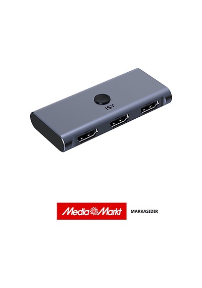 Isy Ihd-0200 2-in-1 Hdmı Switcher 4k 60hz Gümüş