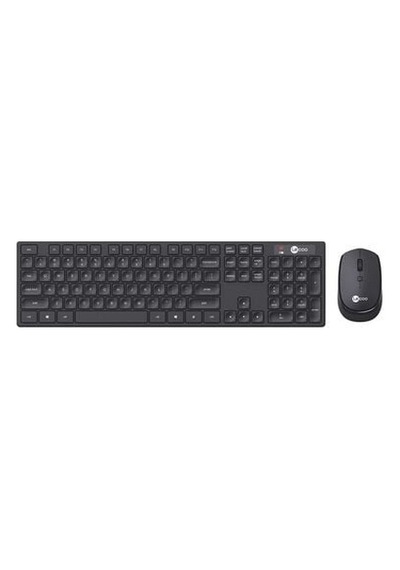 Lenovo Lecoo Km2001 Kablosuz Siyah Türkçe Q Klavye & Mouse Set