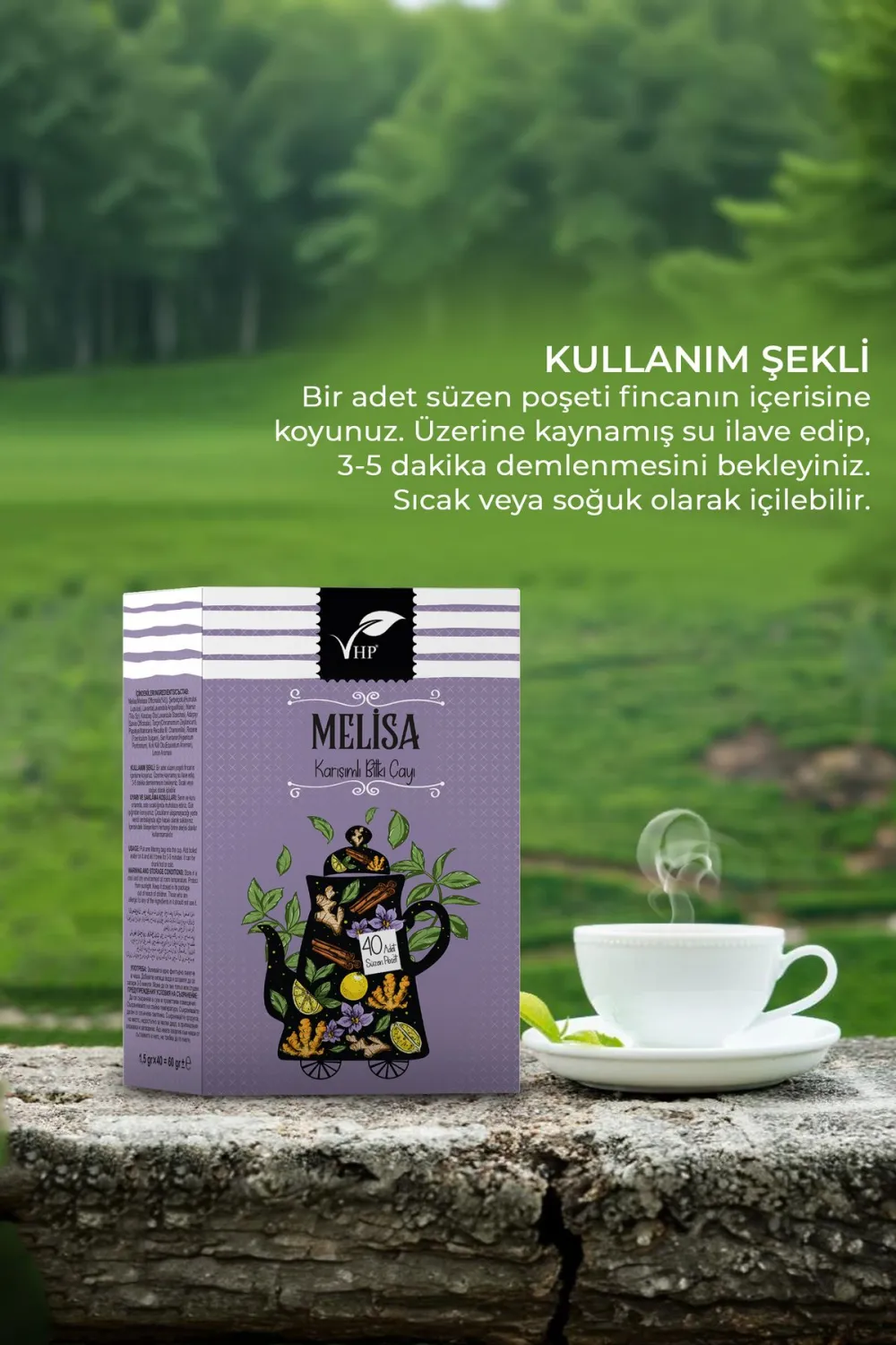 Vhp Melisalı Karışık Poşet Çay 40'lı